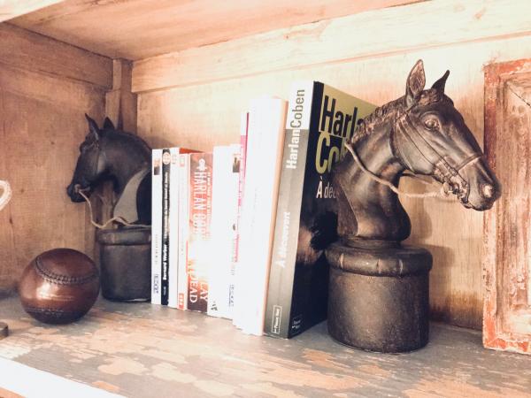 Sujeta libros en forma de caballo - Totalmente Antiguo